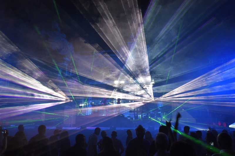 Jean Michel Jarre at Baalbeck Festival